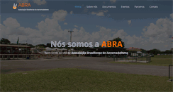 Desktop Screenshot of abradf.com.br